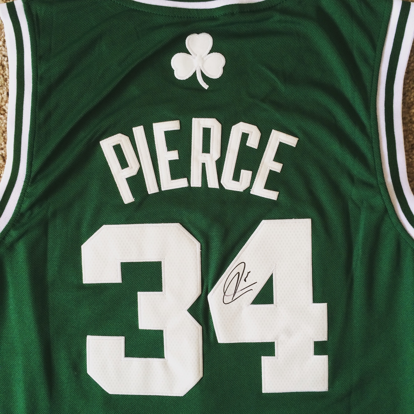 Paul Pierce Signed Autograph Boston Celtics Jersey NBA HOF