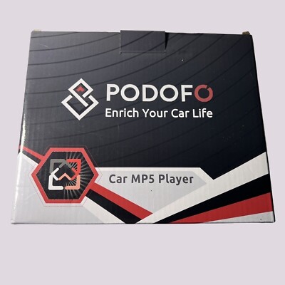 Podofo Black Stereo 2 Din Radio 7 Inch HD Touch Screen Camera Car Mp5 Player