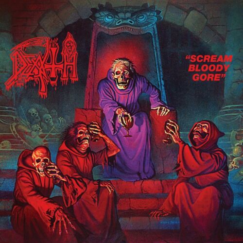 DEATH Scream Bloody Gore BANNER HUGE 4X4 Ft Fabric Poster Flag metal band art