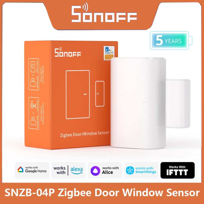 SNZB-04P Zigbee Door Sensor SNZB 04P Local Smart Scene Linkage Tamper Alert Hom