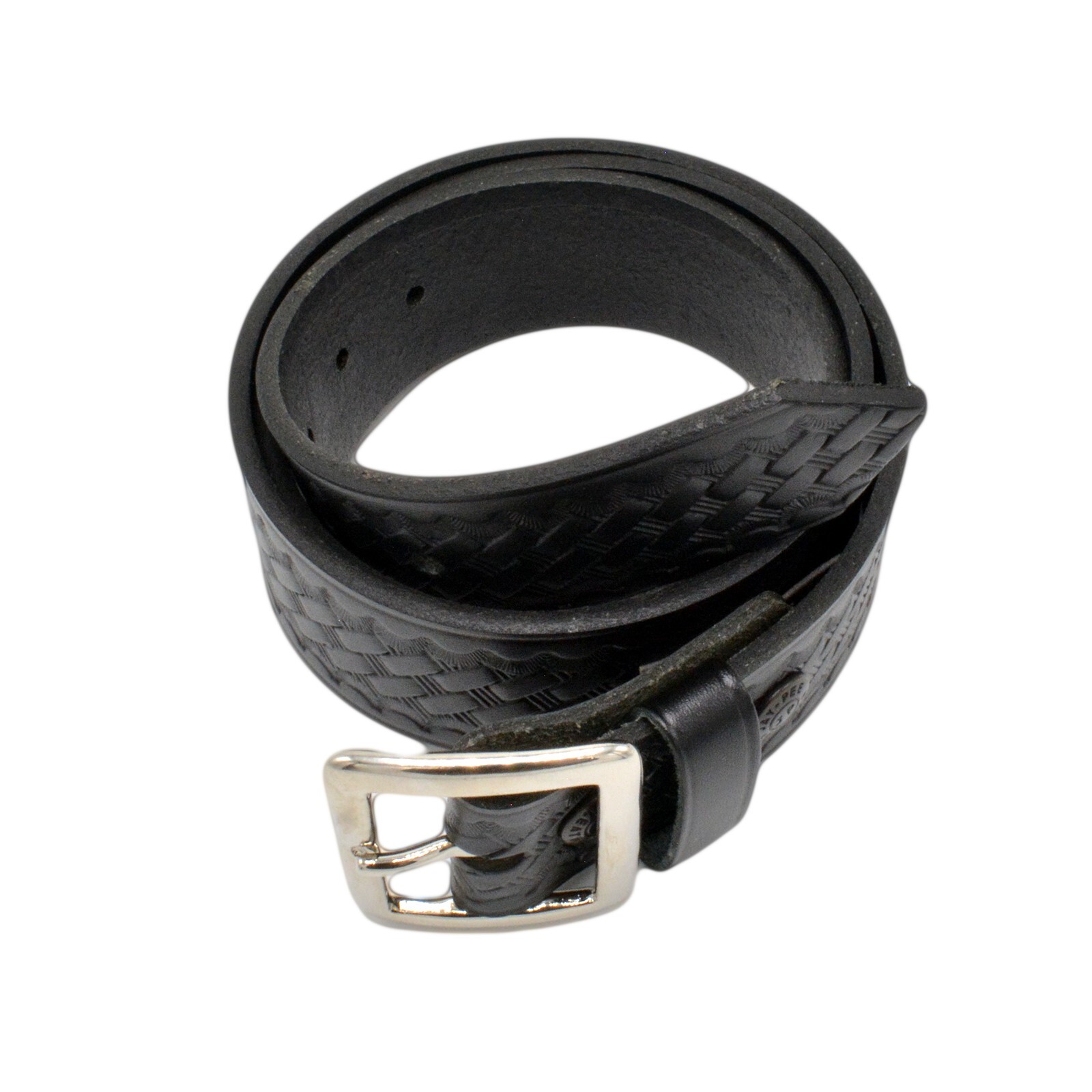 Jay Pee Garrison Belt 1.75 Leather Basketweave Size 40 Uniform Corrections