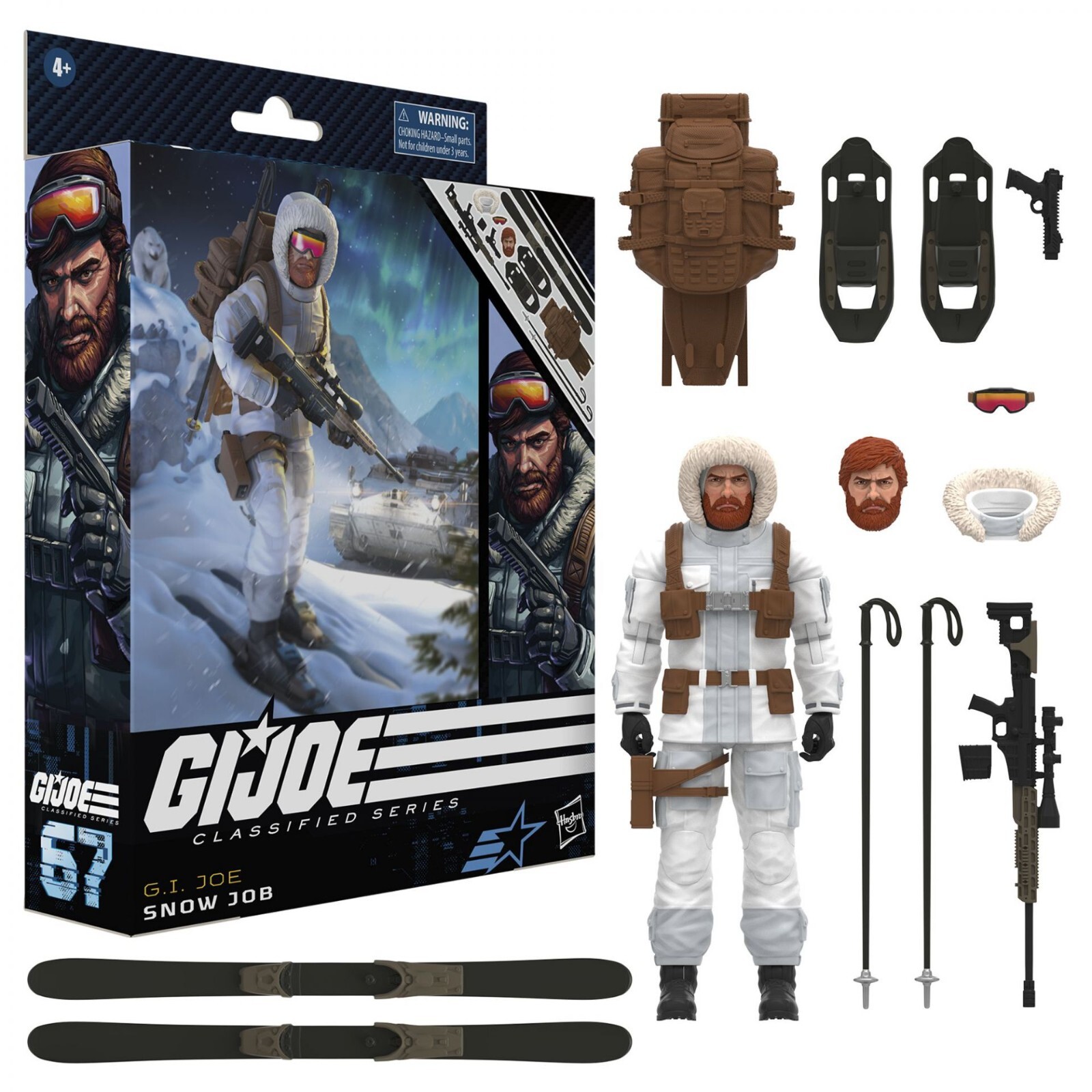 G.I.ジョー スノージョブ G.I. Joe Classified Series Snow Job, Deluxe Collectible