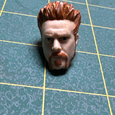 2010 Mattel WWE Sheamus Laoch Flex Force Wrestling Figure 7'' Head Only
