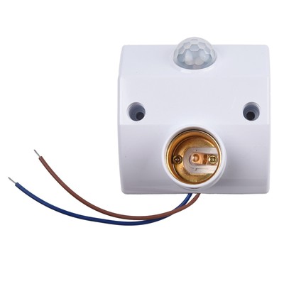 Premium Performance PIR Motion Sensor Light Socket for E27 Bulbs AC110 240V