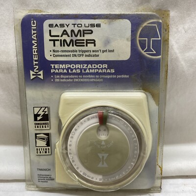 NEW SEALED INTERMATIC EASY TO USE LAMP TIMER MODEL TN600CH SEE DESCRIPTION