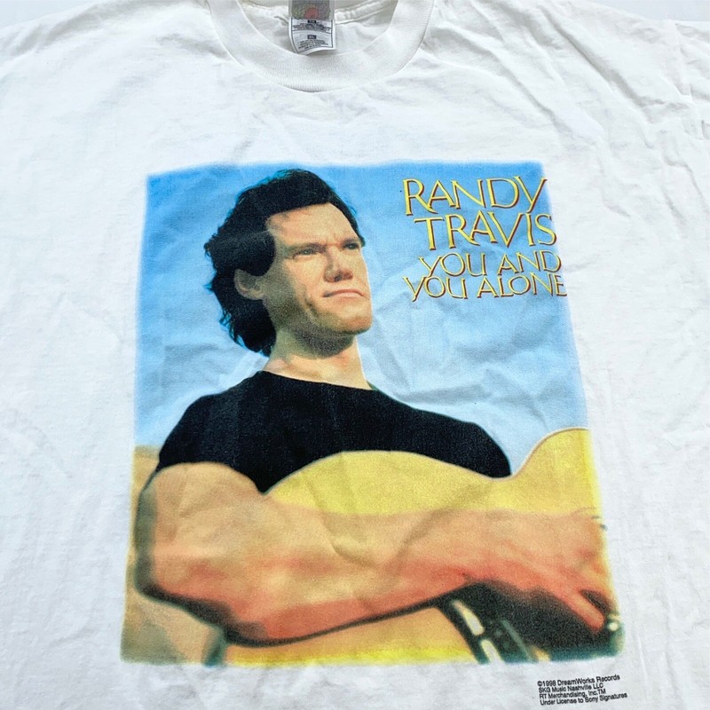 【RANDY TRAVIS】90s USA製 歌手 アメリカ レトロトレーナー RANDY TRAVIS】90s USA製 歌手 アメリカ レトロトレーナー