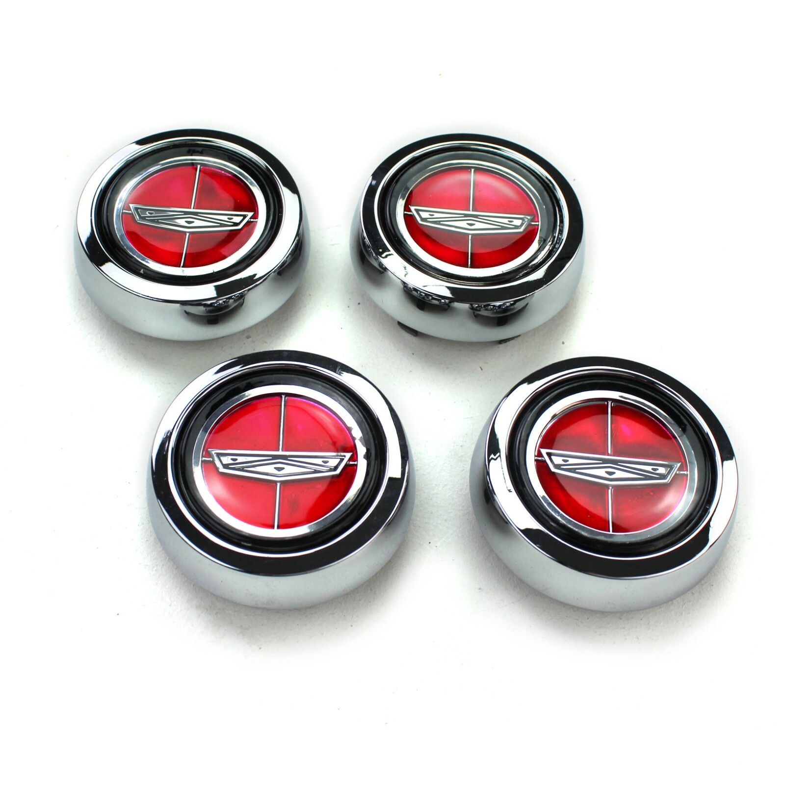 Torino Fairlane Falcon Comet Magnum 500 Red Ford Crest Wheel Torino Fairlane Falcon Comet Magnum 500 Red Ford Crest Wheel