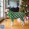 Vehomy 2-Pack Christmas Dog Pajamas Xmas Pet Pjs with Snowman Elk Patterns Christmas Dog Onesie Jumpsuits Jammies Clothes Stretchy Shirts Comfy Outfit Costume Apparel for Small Medium Large Dogs XS