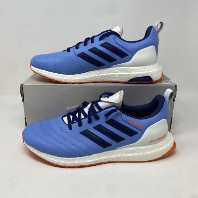 Men's Adidas Ultra Boost x Copa Light Blue Running Shoes / HQ5901 / size 8.5