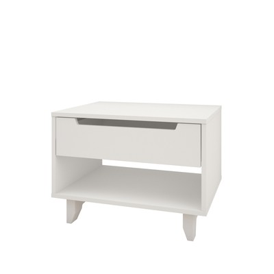 Nexera 340103 1-Drawer Night Stand, White