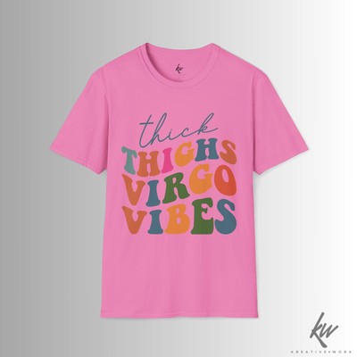 Thick Thighs Virgo Vibes, Zodiac Horoscope Shirt