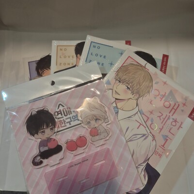 [KOREA Webtoon]  NO LOVE ZONE 1~4 + acrylic stand