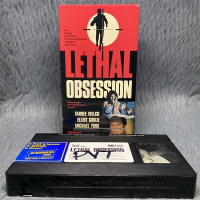 Lethal Obsession VHS 1987 Tape Vidmark Michael York Tahnee Welch Elliott Gould