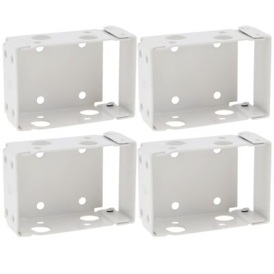 4 Pcs 2.5 Inch Blind Brackets Low Profile Window Box Blinds Mounting Brackets