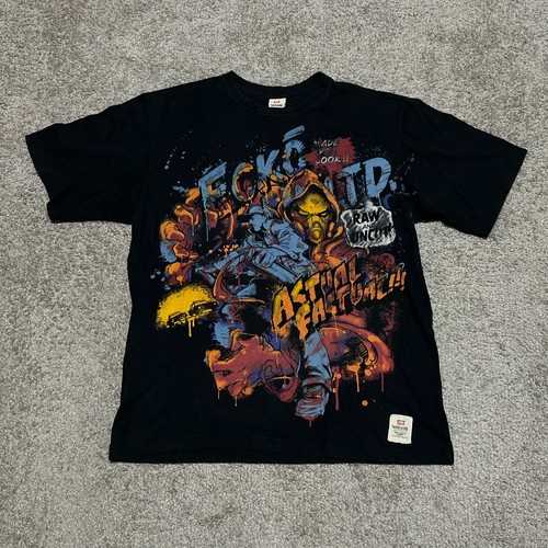 Vintage Y2K Ecko Unltd All Over Print Graffiti Shirt Spray