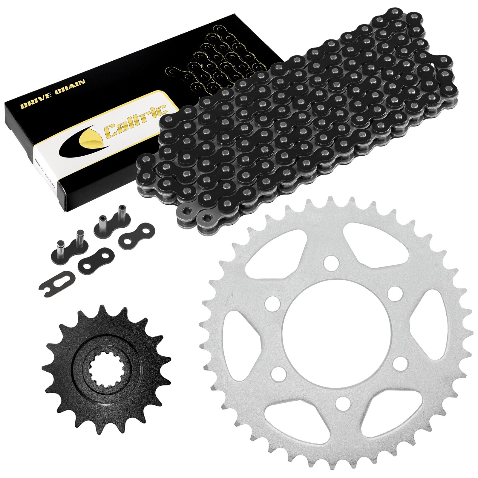 Black Drive Chain And Sprocket Kit for Kawasaki Ninja ZX-10R