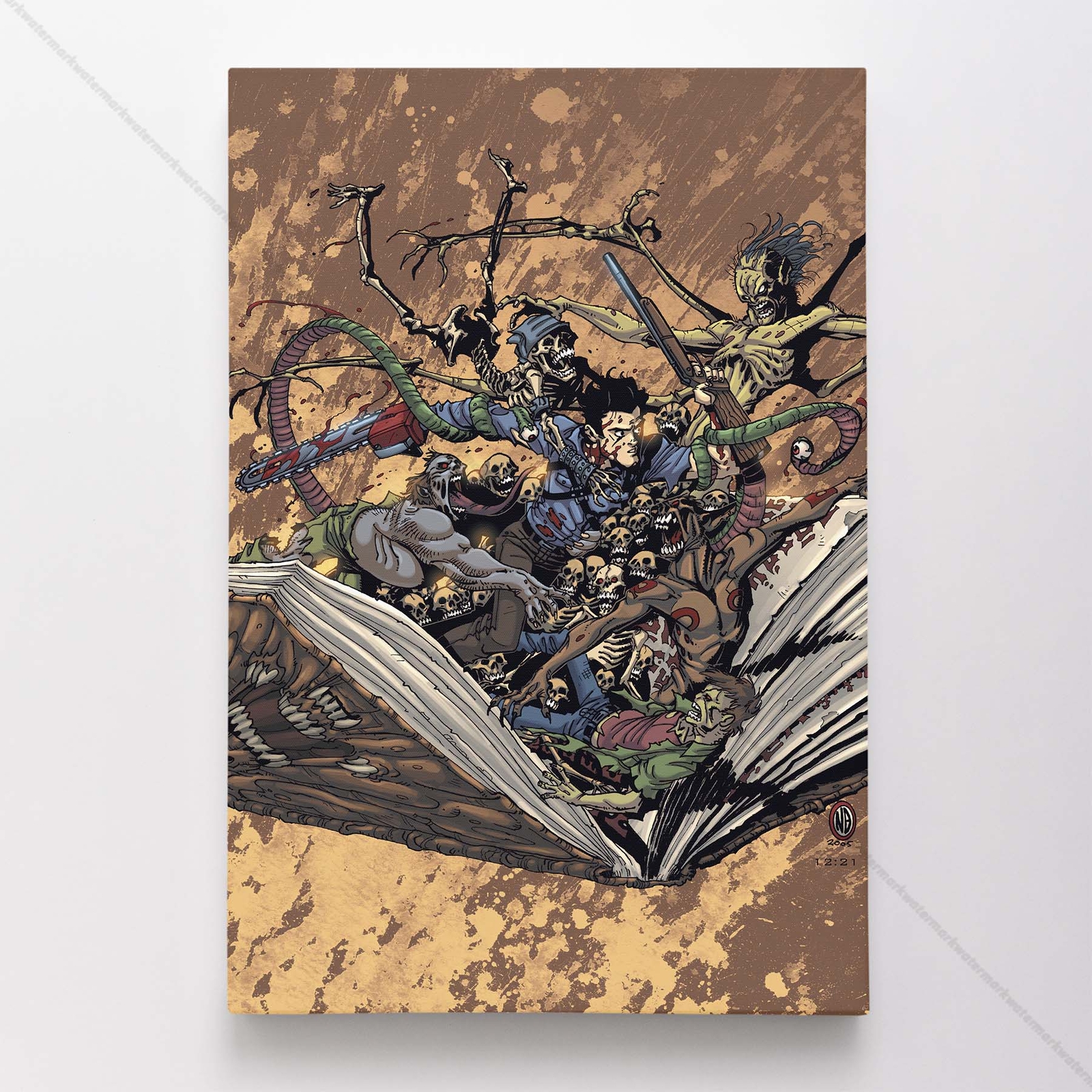 Army of Darkness Poster Canvas Evil Dead Ash Movie Art Print #062