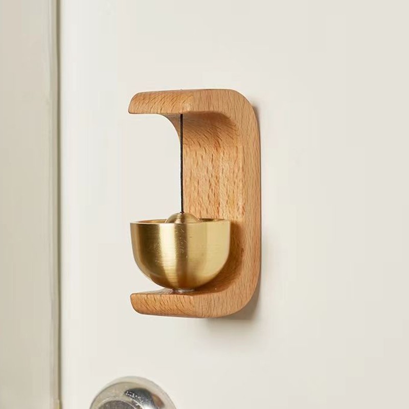 Bell Wooden Door Wind Chime Home Doorbell Shop Entrance Coff