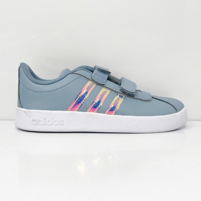 

Adidas Girls Vi Court 2.0 FW4964 Синяя повседневная обувь Кроссовки Размер 10K, Синий, Vi Court 2.0