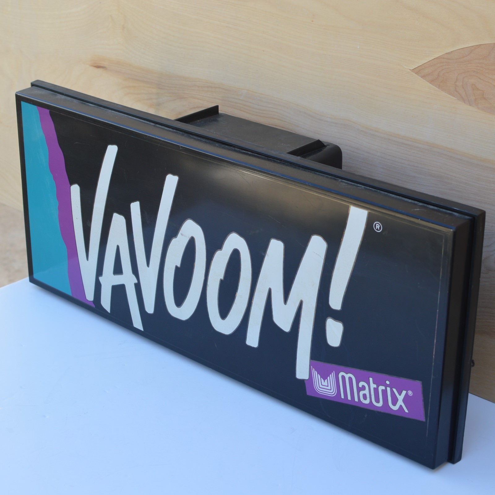 VaVoom Matrix Lighted Sign Hair Products Store Display Beauty Salon Light Up