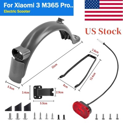For Xiaomi PRO2/MI3/1S/M365 Mudguard Rear Fender Bracket Kit Electric Scooter US