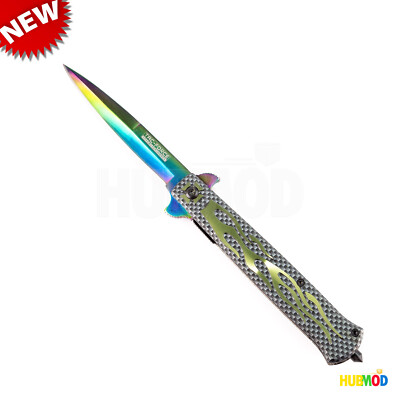 その他 flick knife Rainbow Foil flick knife Rainbow Foil