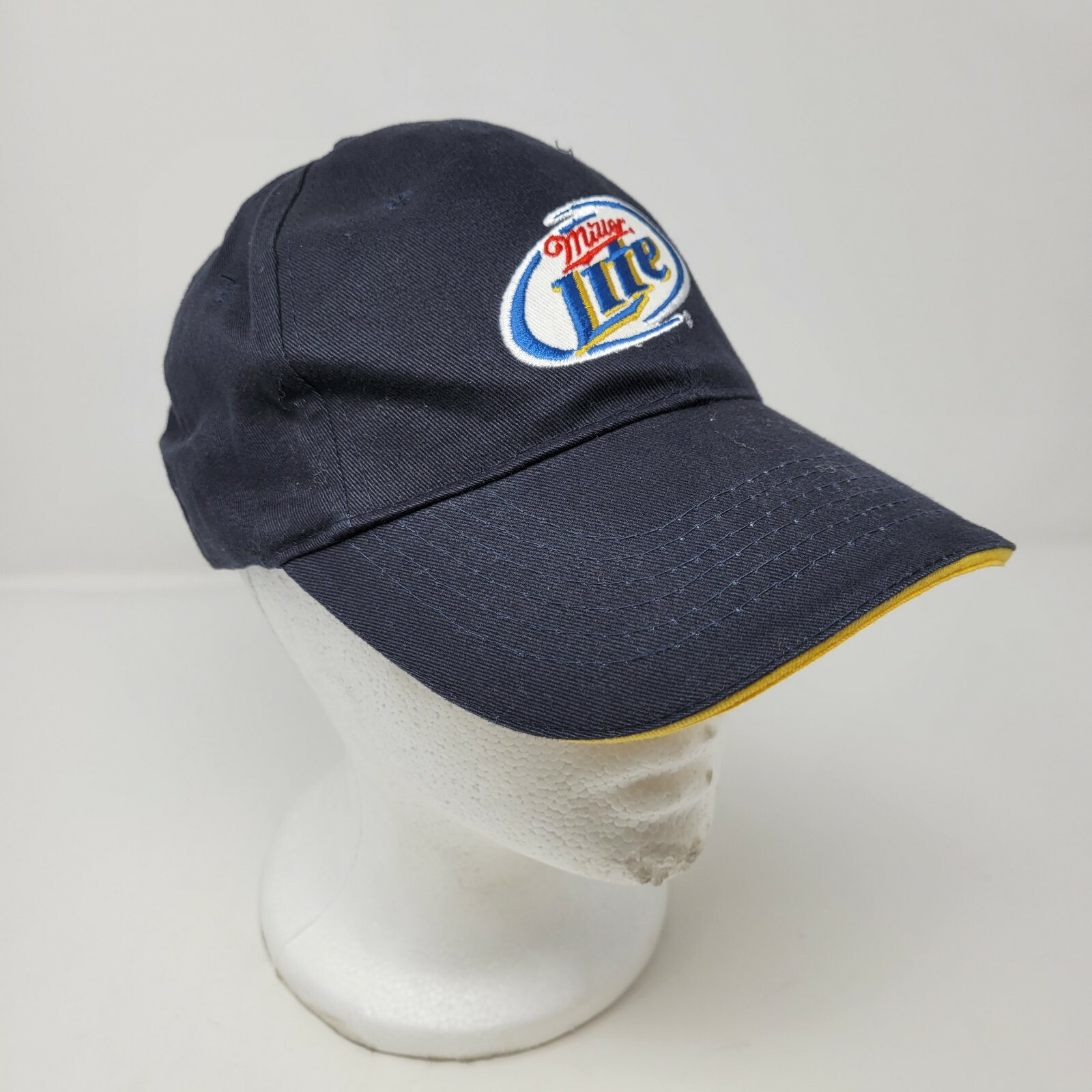 MILLER LITE BEER デッドストック キャップ USA製 ビール 青