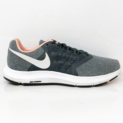 Кроссовки для бега Nike Womens Run Swift 909006-016 серые, размер 8,5