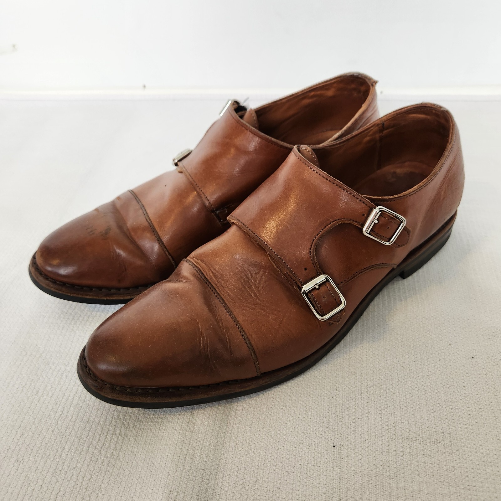 Allen Edmonds Marin Double Monk Strap Men's Walnut Brown
