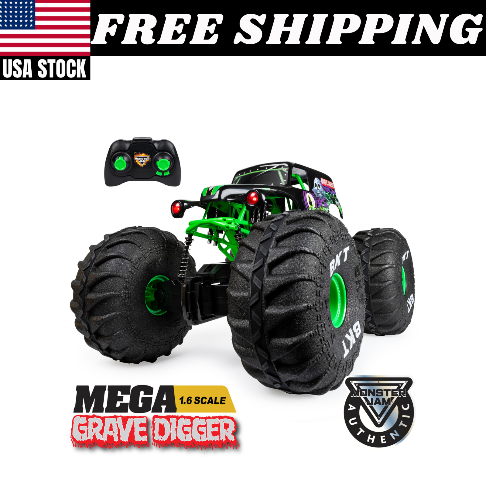 big remote control grave digger monster truck
