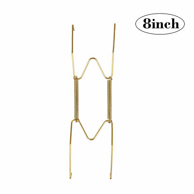 10PCS W-Shape Wall Display Plate Dish Hangers Hooks For Home Decor 6-16'' Holder