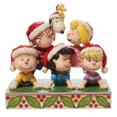 Enesco Peanuts by Jim Shore Peanuts Holiday Pyramid Figurine