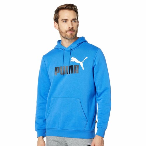 [846849-75] Мужская флисовая толстовка с капюшоном Puma Essential+ с большим логотипом