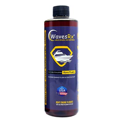 WavesRx Salt-Neutralizing Boat & Jet Ski Motor Flush + Protectant 16oz (EpicFlus
