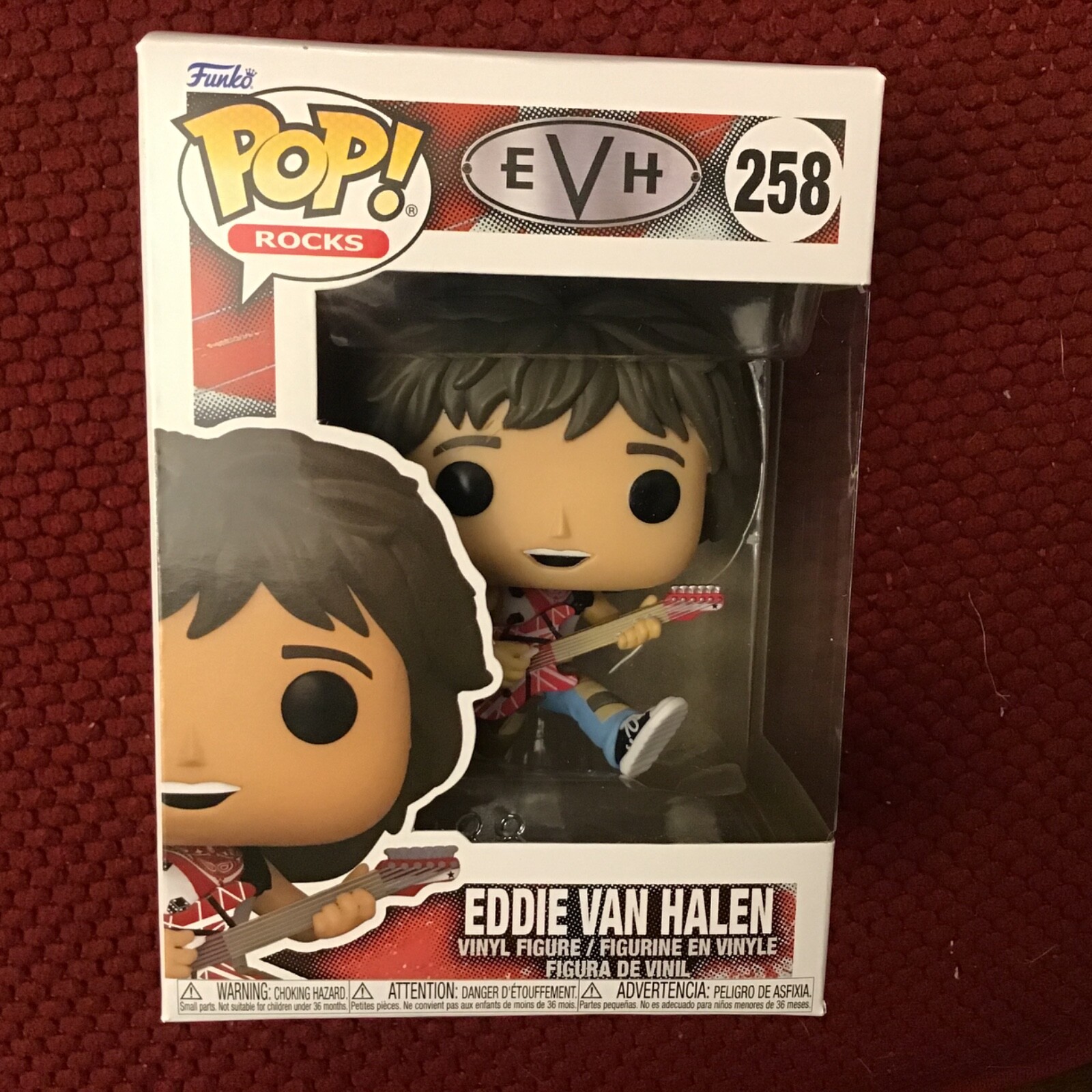Funko POP! Rocks Eddie Van Halen Vinyl Figure #258 New! | eBay