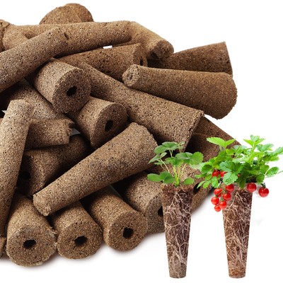 200 Hydroponic Grow Sponges Root Plugs Pods Kit for Indoor Garden Seed Starting