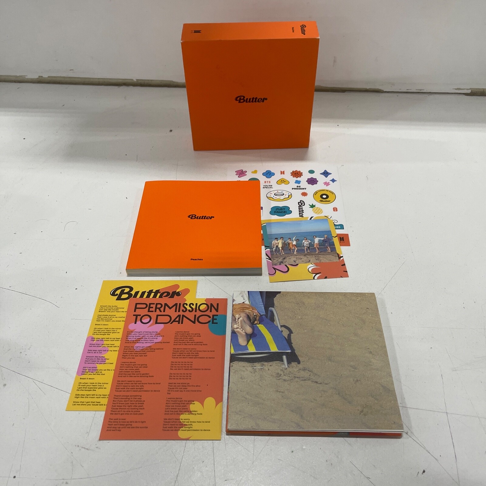 Official BTS Butter Album Peaches Version (No PC) | eBay