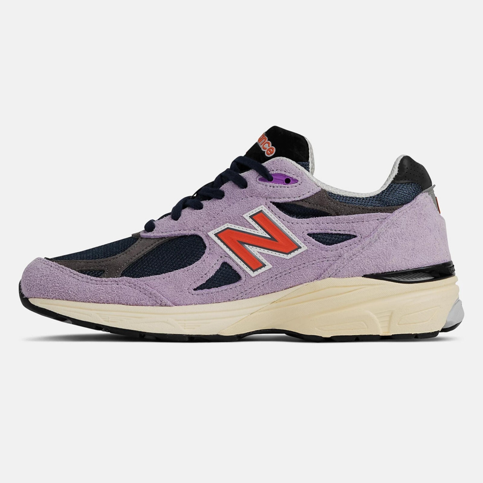 

New Balance 990v3 Сделано в США Raw Amethyst M990TD3 Мужская обувь Кроссовки, Raw amethyst/navy, New Balance 990v3