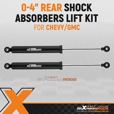 Rear Shocks for GMC Sierra Chevy Silverado 1500 2007-2022 with 0-4