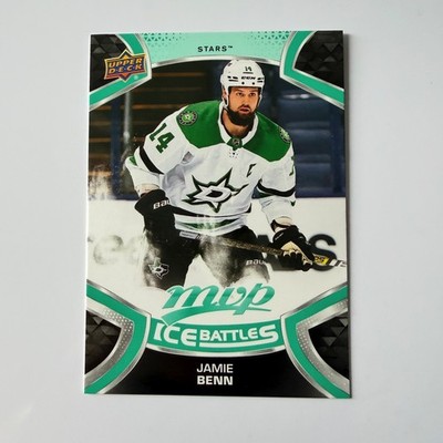 Front of 2021 Upper Deck MVP #114 Jamie Benn Ice Battles