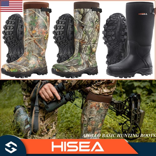 's Hunting Boots Neoprene Insulated Rain & Snow Muck Mud Wor