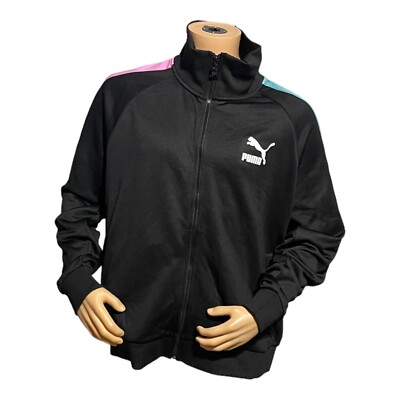 Puma Mens Size 2XL  T7 Track Jacket Black 530095 98 New