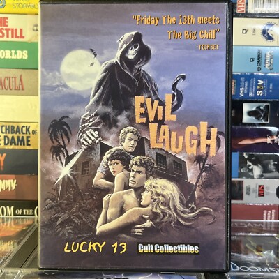 Evil Laugh 1986 DVD Horror Slasher Rare Steven Baio Lucky 13 Cult Collectibles