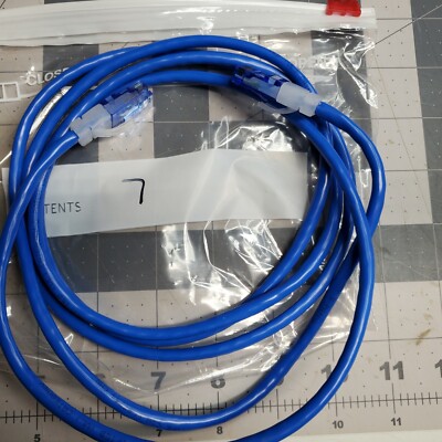 CAT5e Ethernet Cable Lan Router Network Wire CAT5E RJ45 Internet Blue 7Ft Cord