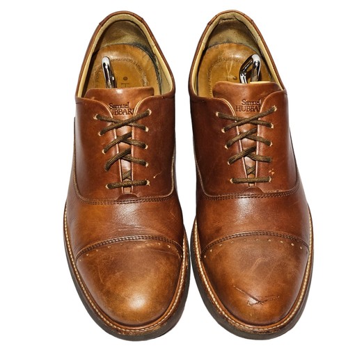 Samuel Hubbard Shoes Mens 12M Tan Tipping Point Leather Cap Oxford  M2140-065 Men main image 4