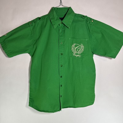 COOGI  Australia Short Sleeve Button-Down Shirt Boys Large