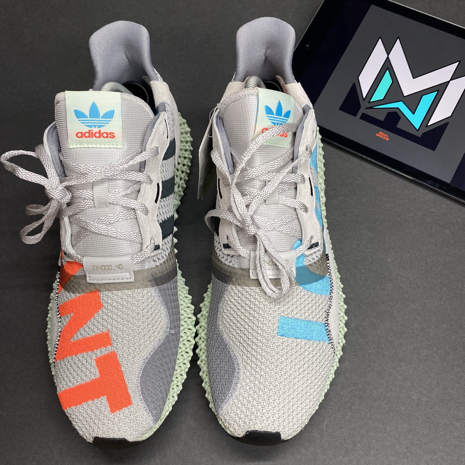 Adidas ZX 4000 4D 'I Want, I Can' EF9624 Shoes Men s 9 VTG Vintage Rare:  купить с доставкой из США, цена 16 183 руб - (175024851268)