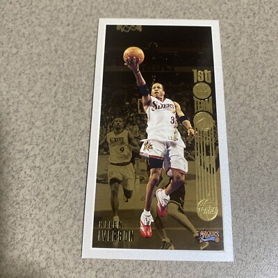 2001-02 Topps High Topps Allen Iverson #85 All NBA Basketball Card 76ers