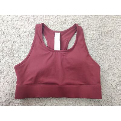 Fabletics Women Sport Bra Running Gym Hiking Training Red Sz M