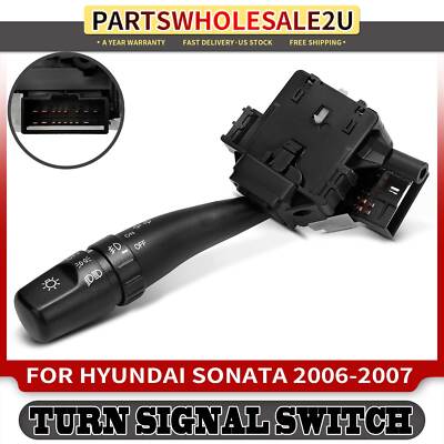 Turn Signal Switch w/ Fog Light for Hyundai Sonata 2006-2007 w/o Auto Headlights